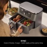 Ninja Ninja DZ400UK MAX 6-in-1 Dual Zone Air Fryer 9.5L - Gun Metal Grey