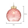 BHS BHS Deana Dimpled Glass Ball Easyfit Shade - Rose