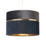 BHS BHS Violet Mixed Fabric Shade 30cm - Grey