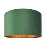 BHS BHS Velvet Easyfit Light Shade 40cm - Green