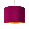 BHS BHS Velvet Easyfit Light Shade 30cm - Raspberry Red