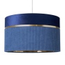 BHS BHS Violet Mixed Fabric Shade 40cm - Blue