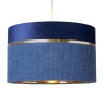 BHS BHS Violet Mixed Fabric Shade 40cm - Blue