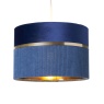 BHS BHS Violet Mixed Fabric Shade 30cm - Blue