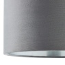 BHS BHS Velvet Easyfit Light Shade 30cm - Grey/Nickel