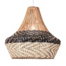 BHS BHS Lauren Rattan Easyfit Light Shade 45cm - Natural