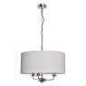 BHS BHS Henry 3 Light Pendant - Nickel
