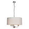 BHS BHS Henry 3 Light Pendant - Nickel