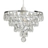 BHS BHS Elsa Easyfit Light Shade 30cm - Chrome