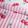 Catherine Lansfield Catherine Lansfield Disco Cherries Duvet Set - Pink