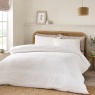 Catherine Lansfield Catherine Lansfield Crinkle Seersucker Duvet Set - White