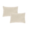 Bianca Bianca Attica Velvet Pillowsham Pair - Natural