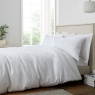 Bianca Bianca Fleur Matelasse Duvet Set - White