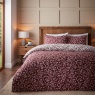 Catherine Lansfield Catherine Lansfield Brushed Grace Floral Leaf Duvet Set - Red