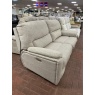 Parker Knoll Parker Knoll Hampton Large 2 Seater Double Power Recliner Sofa - Latitude Natural Fabric