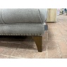 Alexander & James Alexander & James Luisa Footstool - Naturalis Taupe Fabric, Dark Feet & Antique Studs