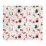Duvet Day Elfie Printed Fleece Throw - Cream/Mint