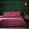 Catherine Lansfield Christmas Nutcracker Stripe Duvet Set - Plum
