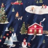 Catherine Lansfield Christmas Ski Village Duvet Set - Blue