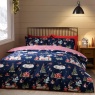 Catherine Lansfield Christmas Ski Village Duvet Set - Blue
