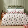 Catherine Lansfield Christmas Stripe Duvet Set - Red