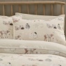 Catherine Lansfield Winter Friends Fleece Duvet Set - Natural