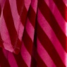 Fusion Festive Candy Stripe Fleece Throw - Pink