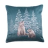 Dreams & Drapes Bear Walks Cushion 43cm - Teal