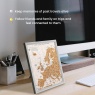 Xystos Travel Map Europe Desk - Grey