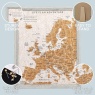 Xystos Travel Map Europe Desk - Grey