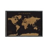 Xystos Travel Map World XL Desk - Black