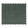 Laura Ashley Scalloped Bedspread - Pine Green