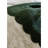 Laura Ashley Scalloped Bedspread - Pine Green