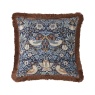 William Morris At Home Strawberry Thief 50cm Cushion - Blue