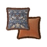 William Morris At Home Strawberry Thief 50cm Cushion - Blue