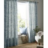 Laura Ashley Waxham Eyelet Curtains - Seaspray