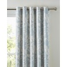 Laura Ashley Waxham Eyelet Curtains - Seaspray