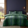 Catherine Lansfield Brushed Melrose Tweed Duvet Set - Green