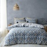 Pineapple Elephant Inara Ikat Indigo Duvet Set - Blue