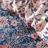 Pineapple Elephant Keera Floral Duvet Set - Navy