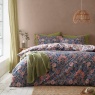 Pineapple Elephant Keera Floral Duvet Set - Navy