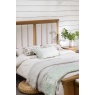 Baker Furniture Juniper Bedstead With Upholstered Headboard - Smoked Oak