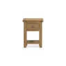 Baker Furniture Juniper 1 Drawer Bedside Table - Smoked Oak