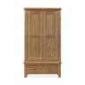 Baker Furniture Juniper Double Wardrobe With Drawer - Smoked Oak