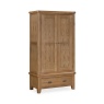 Baker Furniture Juniper Double Wardrobe With Drawer - Smoked Oak