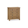 Baker Furniture Juniper 5 Drawer Chest of Drawers - Smoked Oak
