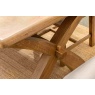 Baker Furniture Juniper Cross-Leg Extending Dining Table 150cm-200cm - Smoked Oak