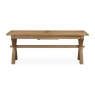 Baker Furniture Juniper Cross-Leg Extending Dining Table 200-250cm - Smoked Oak