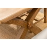 Baker Furniture Juniper Cross-Leg Extending Dining Table 200-250cm - Smoked Oak