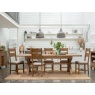 Baker Furniture Juniper Cross-Leg Extending Dining Table 200-250cm - Smoked Oak